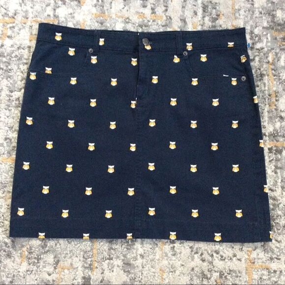 G.H.BASS & CO SKIRT WITH OWLS! EUC! SIZE 12 - Picture 1 of 7